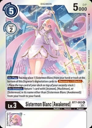 Sistermon Blanc (Awakened) — Digimon Card Game card