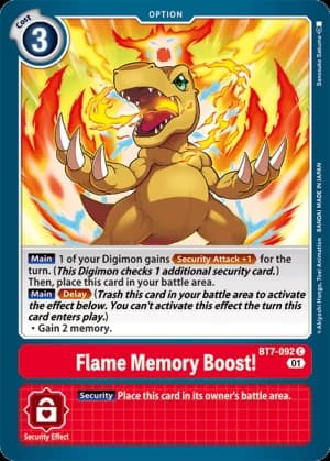 Flame Memory Boost! — Next Adventure