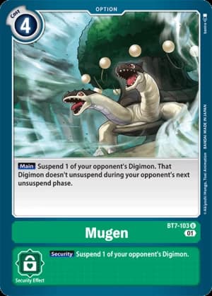Mugen — Next Adventure Digimon Card Game card by Akiyoshi Hongo, Toei Animation