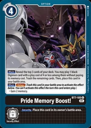 Pride Memory Boost! — Next Adventure Pre-Release Cards