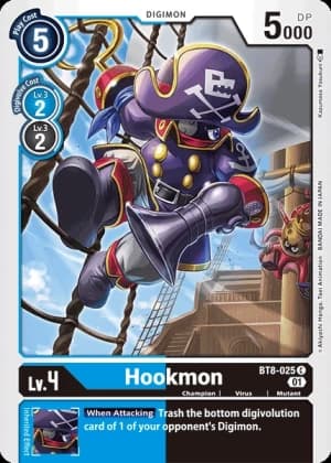 Hookmon — New Awakening Digimon Card Game card by Akiyoshi Honga, Toei Animation