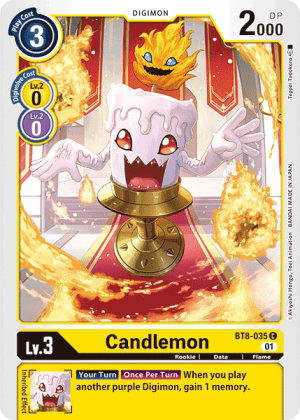 Candlemon — Chain of Liberation Digimon Card Game card by KISUKE