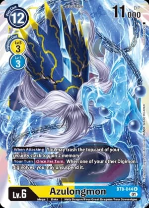 Azulongmon — Double Diamond Digimon Card Game card by NatsumiMonñosña