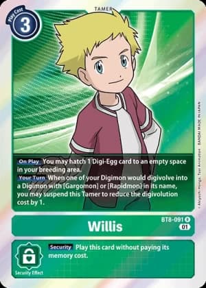 Willis — New Awakening Pre-Release Cards