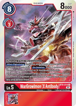 WarGrowlmon (X Antibody) — Chain of Liberation