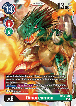 Dinorexmon — Blast Ace