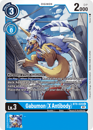 Gabumon (X Antibody) — Animal Colosseum
