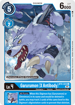 Garurumon (X Antibody) — Animal Colosseum