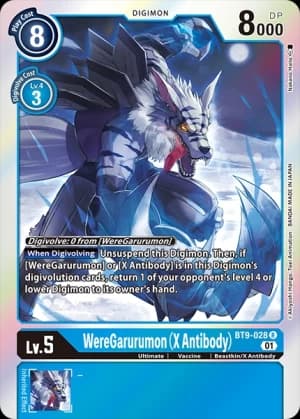WereGarurumon (X Antibody) — Animal Colosseum