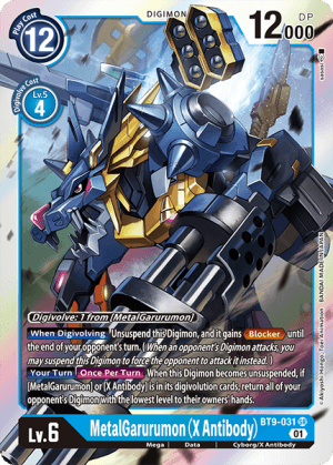 MetalGarurumon (X Antibody) — Animal Colosseum