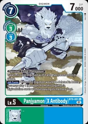 Panjyamon (X Antibody) — X Record