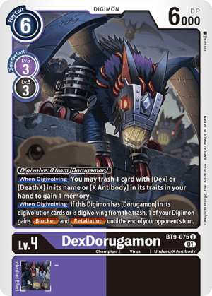DexDorugamon — Secret Crisis Digimon Card Game card by toriyufu