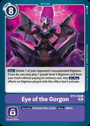 Eye of the Gorgon — X Record