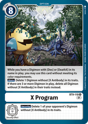 X Program — X Record Pre-Release Cards