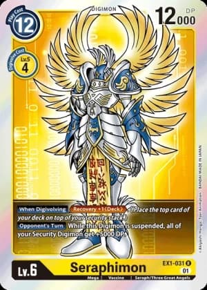 Seraphimon — Blast Ace Pre-Release Cards