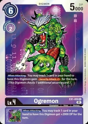 Ogremon — Blast Ace Digimon Card Game card by SENNSU