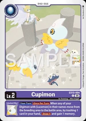 Cupimon — Beginning Observer Digimon Card Game card by Sanosuke Sakuma