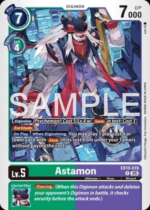 Astamon — Across Time Digimon Card Game card by Kazumasa Yasukuni