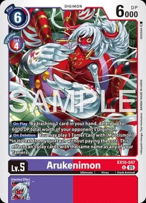Arukenimon — Beginning Observer Digimon Card Game card by koki