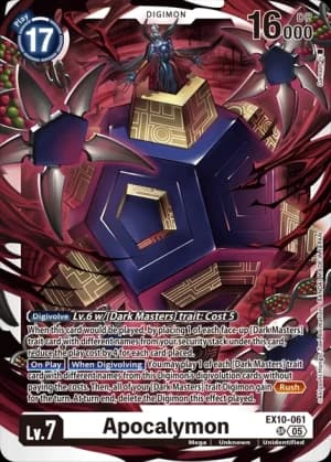 Apocalymon — Exceed Apocalypse Digimon Card Game card by Tonamikanji