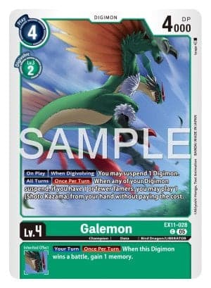 Galemon — Dawn of Liberator Digimon Card Game card by tyuga