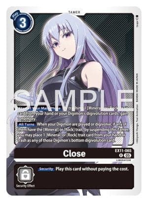 Close — Chain of Liberation Digimon Card Game card by Shin Sasaki