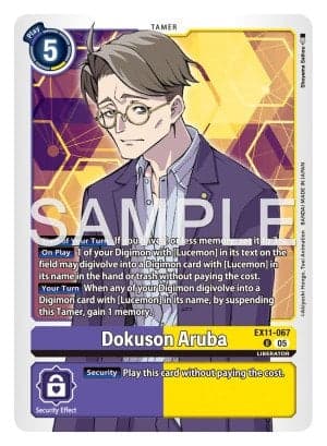Dokuson Aruba — Dawn of Liberator Digimon Card Game card by Shoyama Seihou