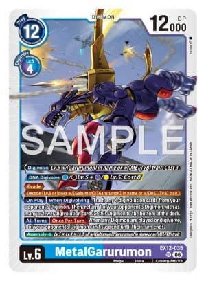 MetalGarurumon — Advanced Booster Digimon Generation
