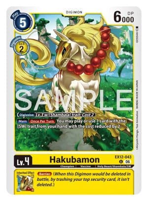 Hakubamon — Digital World Shambala