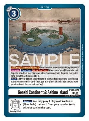 Genshi Continent & Ashino Island — Digital World Shambala