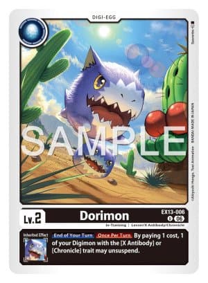 Dorimon — Beginning Observer Digimon Card Game card by toriyufu