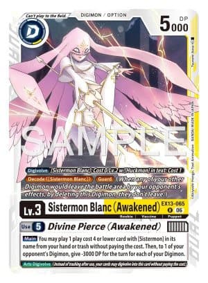 Sistermon Blanc (Awakened) — Digimon Card Game card