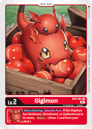 Gigimon — Across Time Digimon Card Game card by Minato Sashima