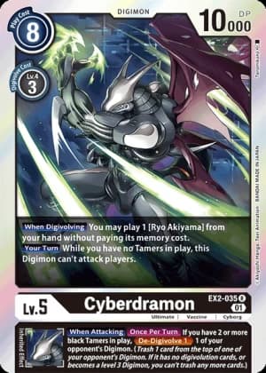 Cyberdramon — Digital Hazard Digimon Card Game card by Takamurashige