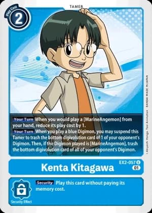 Kenta Kitagawa — Digital Hazard Digimon Card Game card by Akiyoshi Hongo, Toei Animation