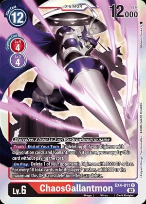 ChaosGallantmon — Alternative Being Booster Digimon Card Game card by Yusuke Takae