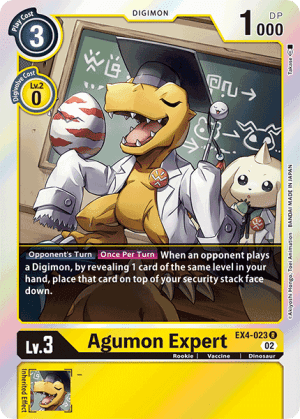 Agumon Expert — Alternative Being Booster Digimon Card Game card by Takase