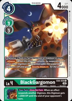 BlackGargomon — Alternative Being Booster Digimon Card Game card by Nakano Haito