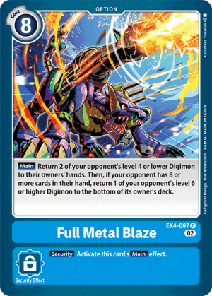 Full Metal Blaze — Alternative Being Booster Digimon Card Game card by Katsumasa Yasukuni