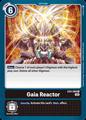 Gaia Reactor — Alternative Being Booster Digimon Card Game card by As'Maria