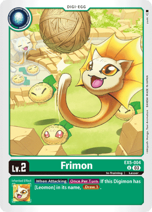 Frimon — Animal Colosseum Digimon Card Game card by Yusuke