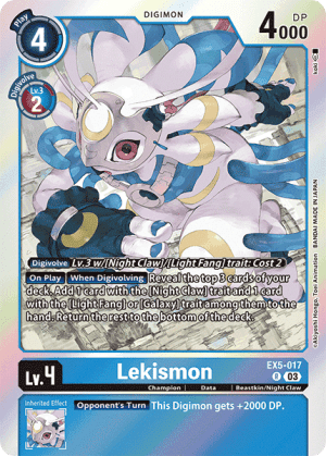 Lekismon — Animal Colosseum Digimon Card Game card by Akiyoshi Honga, Toei Animation