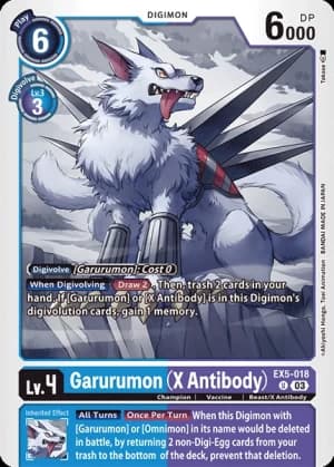 Garurumon (X Antibody) — Animal Colosseum