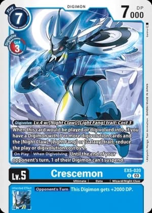 Crescemon — Animal Colosseum Digimon Card Game card by banira