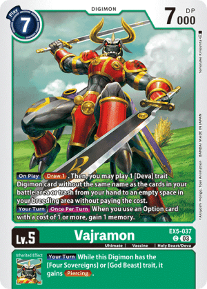 Vajramon — Animal Colosseum