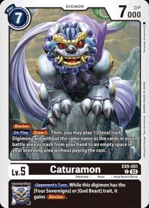 Caturamon — Animal Colosseum Digimon Card Game card by Tomotake Kinoshita