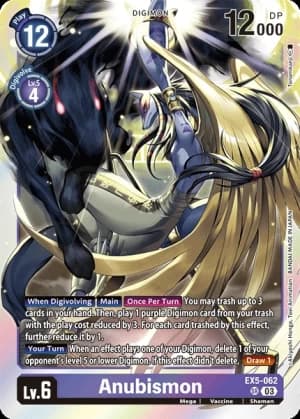 Anubismon — Animal Colosseum Digimon Card Game card by Tomomain