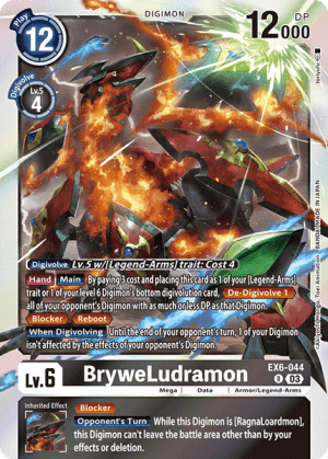 BryweLudramon — Infernal Ascension Digimon Card Game card by tomyu