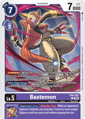 Bastemon — Infernal Ascension Digimon Card Game card by banira