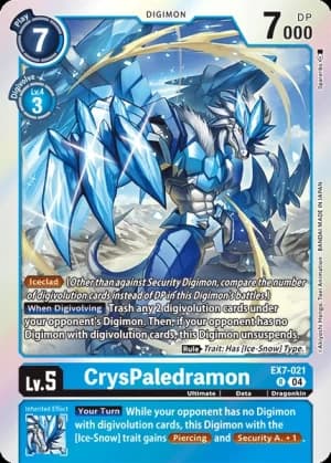 CrysPaledramon — Battle of Omni Digimon Card Game card by Nakano Haito